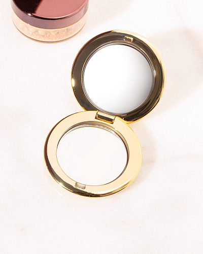 Мини-зеркало Celeste 6,4x6,4x1,5 см. - золотистое
