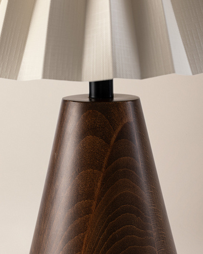 Абажур Charlotte 35x21x21 см. - бежевый / коричневый