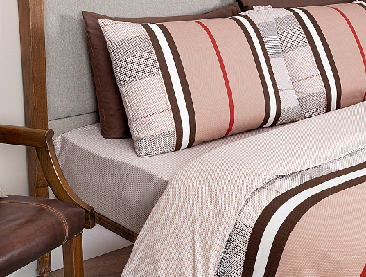 Комплект постельного белья двуспальный Leeroy 240x260 см, хлопок