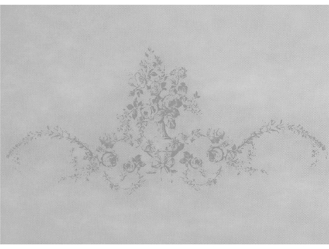 Сумка для хранения с цветочным принтом 30x22x18 см, - серая