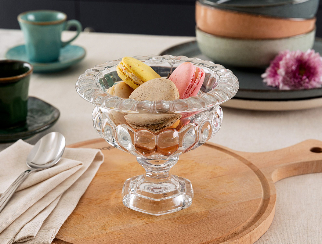 Маленькая ваза стеклянная Claes 11x13см