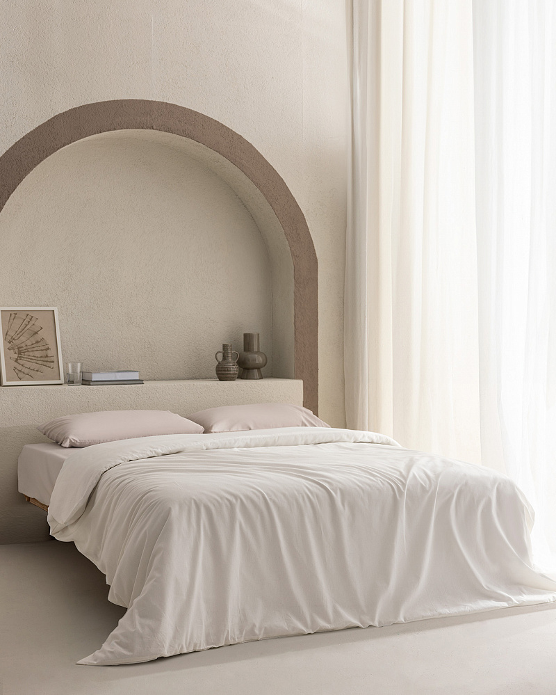 Пододеяльник двуспальный Manon 200x220 см, хлопок