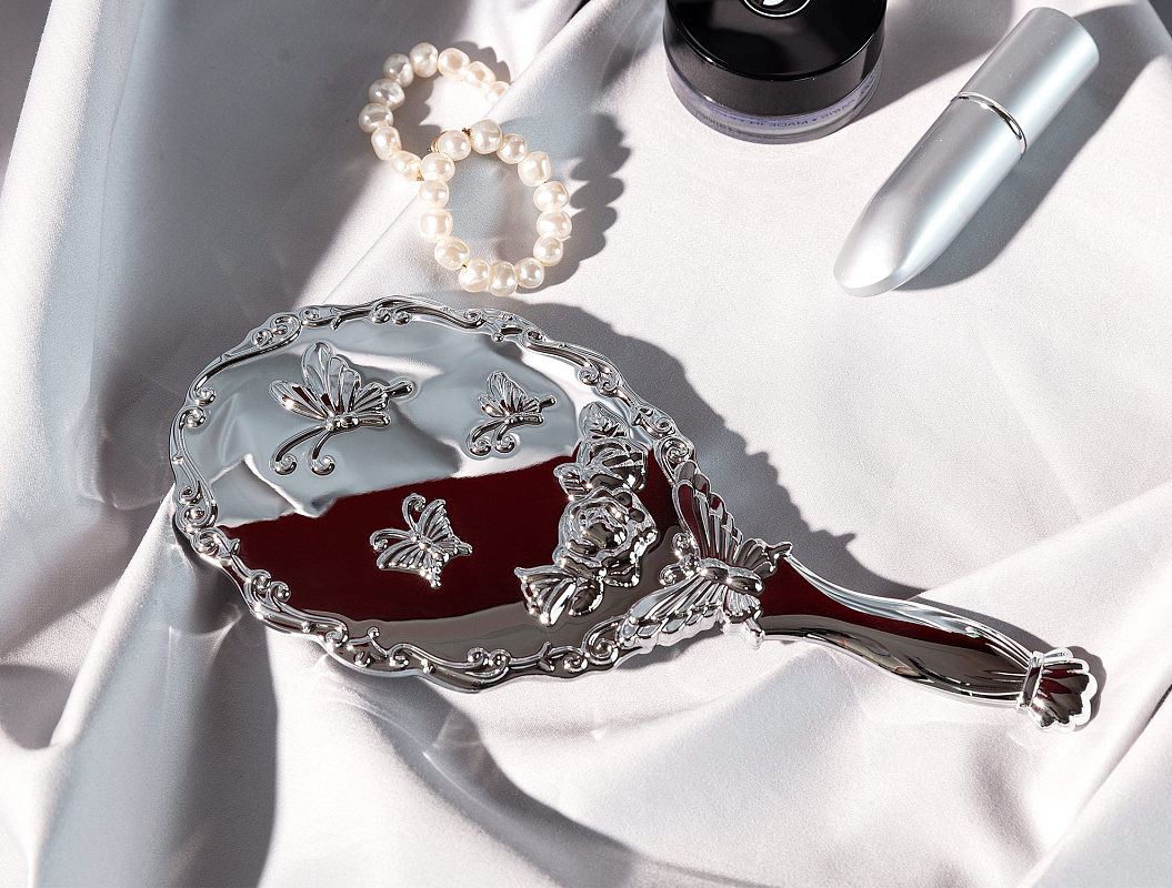 Зеркало Sarah 12,7x5,6x0,6 см. - серебристое