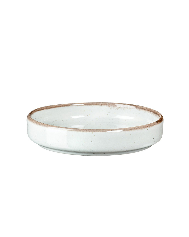 Набор блюдец Droit 10 см, из 4 шт - серый