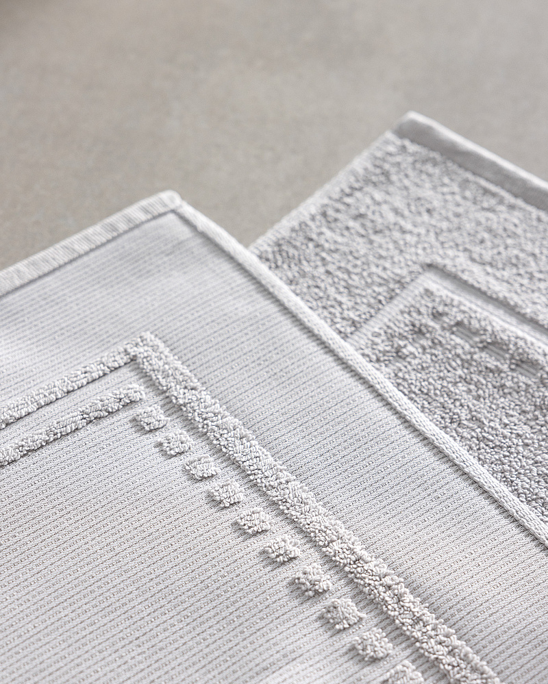 Полотенце для ног Angeline Natural Collection 50x80 см, - хлопок, пвх