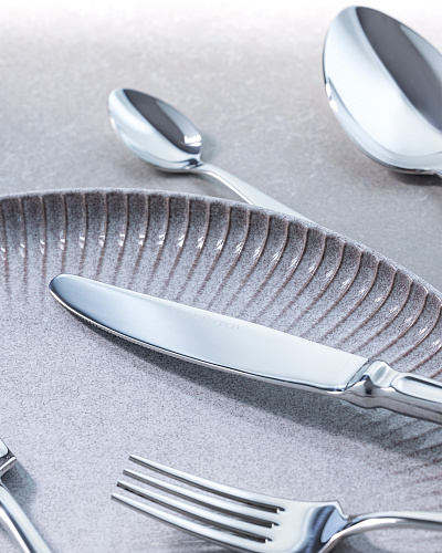 Набор столовых приборов Elysia из 42 шт. - серебристый