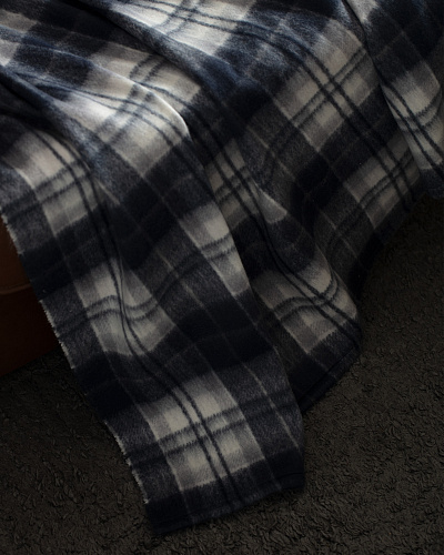 Плед Talcy 130x170 см. - серый / синий