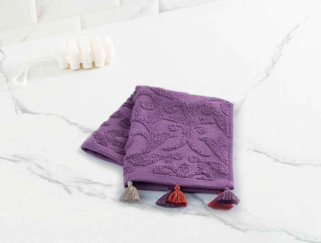 Полотенце для рук Giverny 30x40см - сливовое