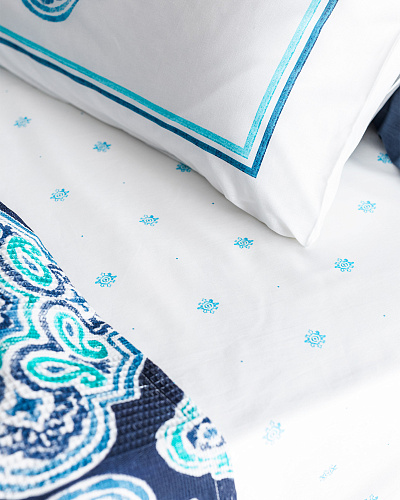 Комплект постельного белья полутораспальный Carel Cardi с вафельным покрывалом 160x240 см, хлопок