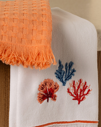 Набор кухонных полотенец Corail из 2 штук, 40x60 см, хлопок