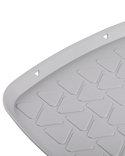 Коврик для сушки посуды Emmy 35,8x35x2,5 см. - светло-серый