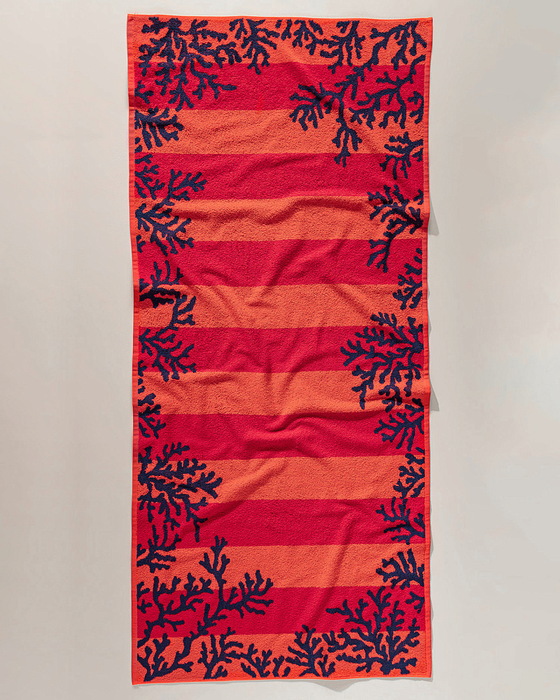 Пляжное полотенце Beau 70x150 см. - оранжевое