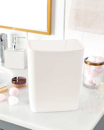 Мусорное ведро Olivier с механической крышкой 4 л, пластик