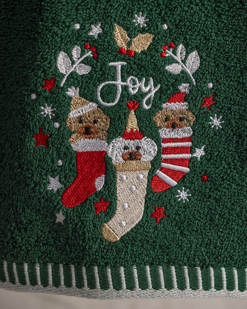 Полотенце для лица Joyce 50x70 см. - зеленое
