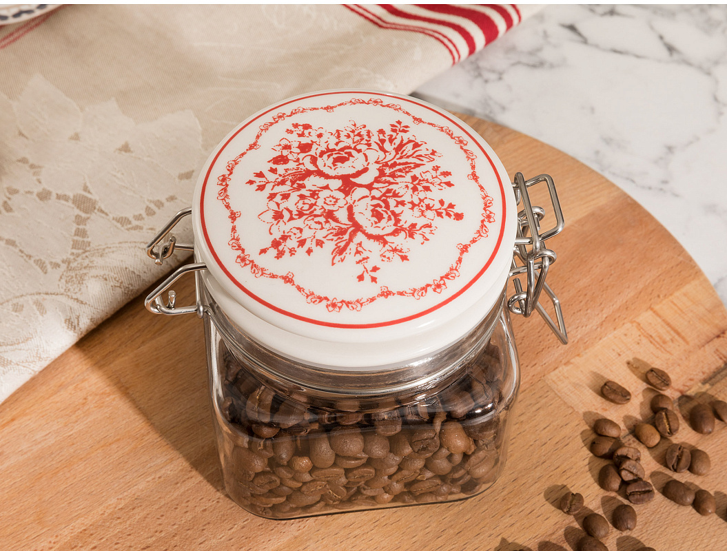 Банка Roesia 13,2x10,2x11,4см - оранжевый