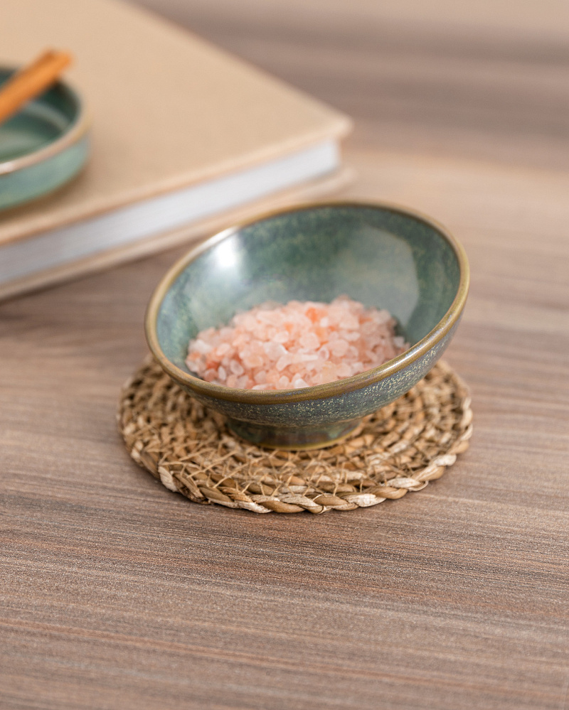 Миска для специй и соусов Amorphe 9 см. - зеленая