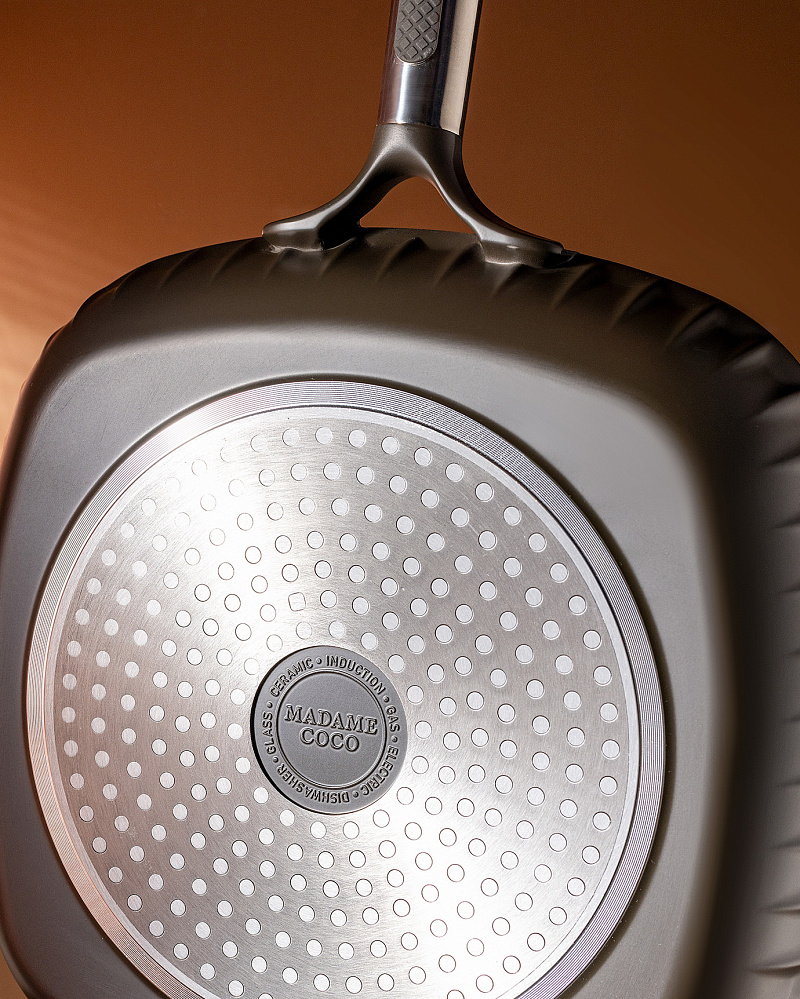 Сковорода Freya Grill 16 см, - алюминий