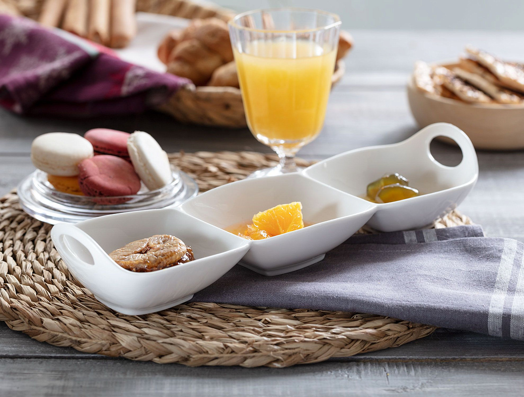 Тарелка фарфоровая для сервировки Petit Concept 9,8x31x6см