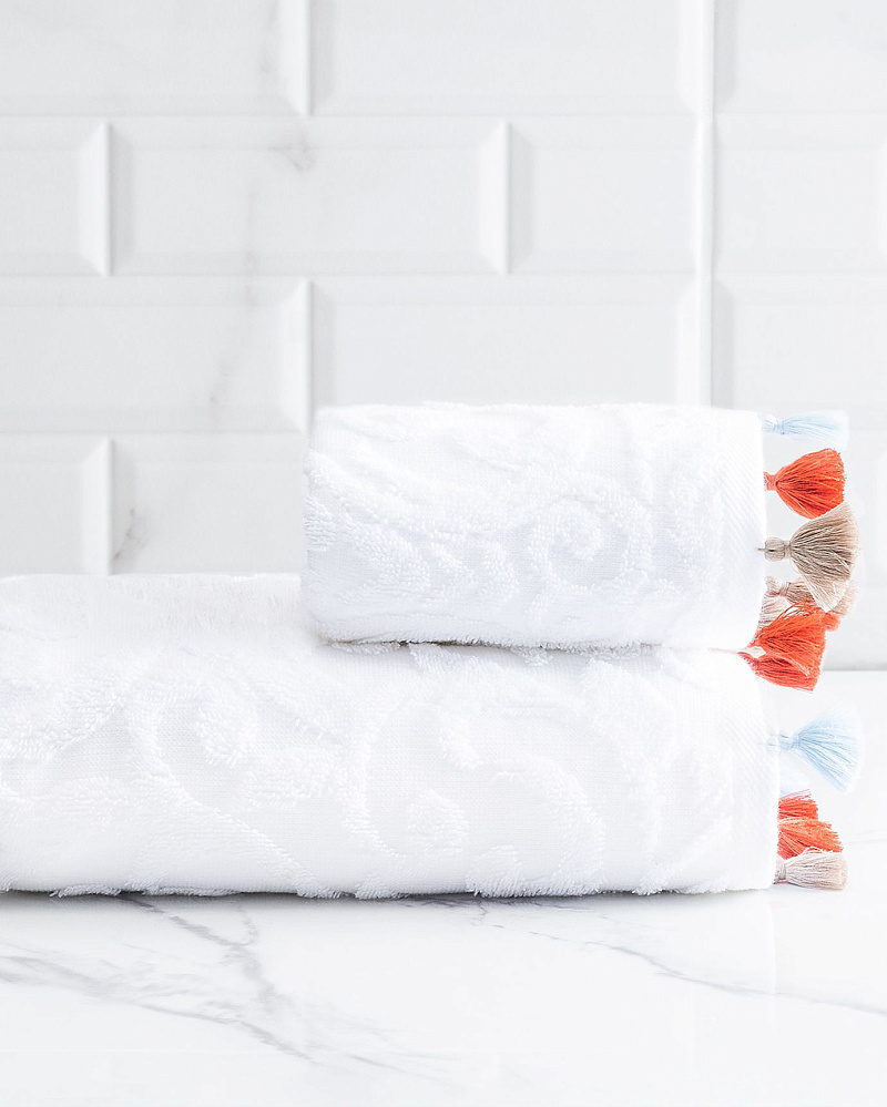 Полотенце для лица Giverny 50x70см - белое