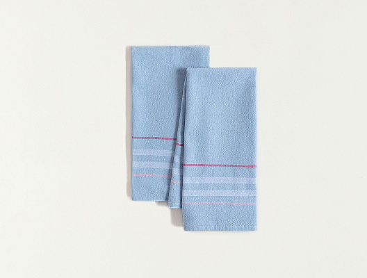 Комплект кухонных полотенец Brigitte из 2 шт., 40x60 см. - голубой