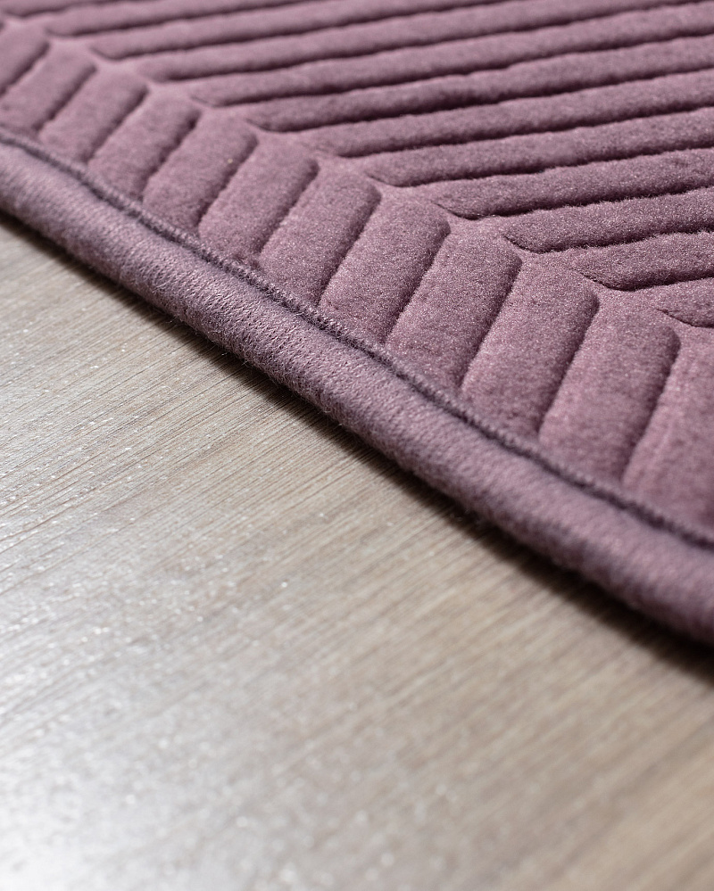 Набор ковриков для ванной Emele из 2 шт, полиэстер