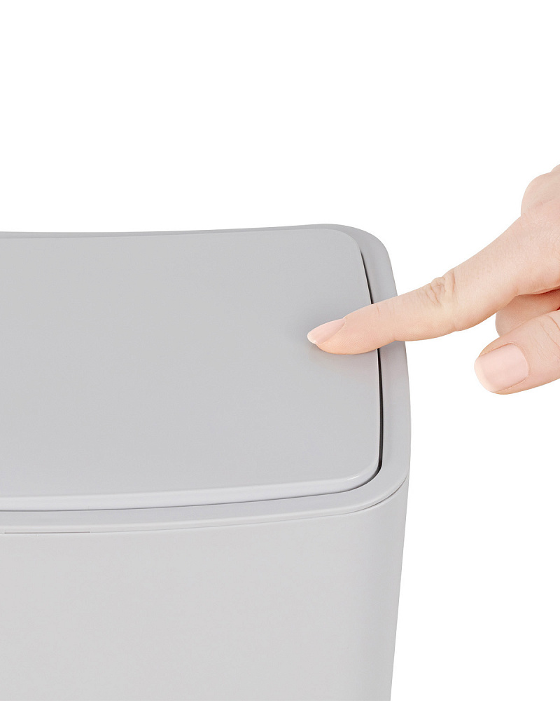 Контейнер для мусора Olivier Switch 4 л. - светло-серое