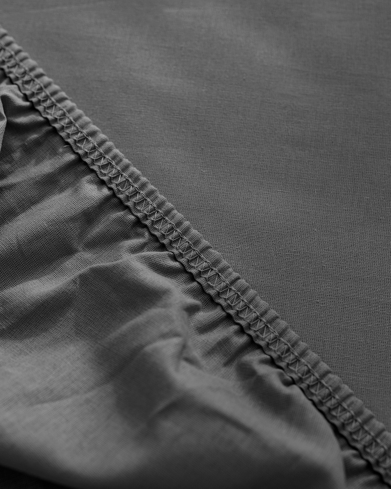 Простыня односпальная на резинке Manon 100x200 см, - хлопок