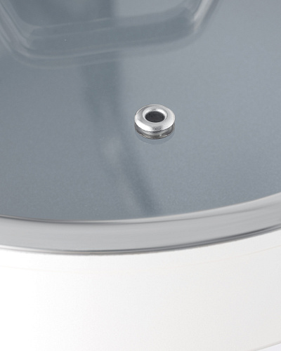 Набор кастрюль Nano Ceramic из 2 шт., 1 л, 1,8 л - белый