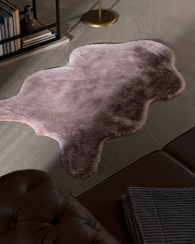 Плюшевый коврик Armend 90x150 см. - пудровый