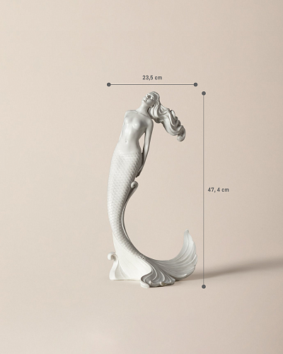 Бюст Ariel 23,5x24,2x47,4 см, смола