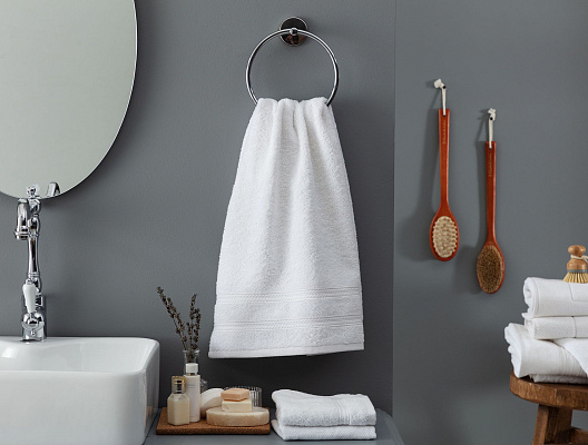 Полотенце для лица Ryella 50x90 см - белое