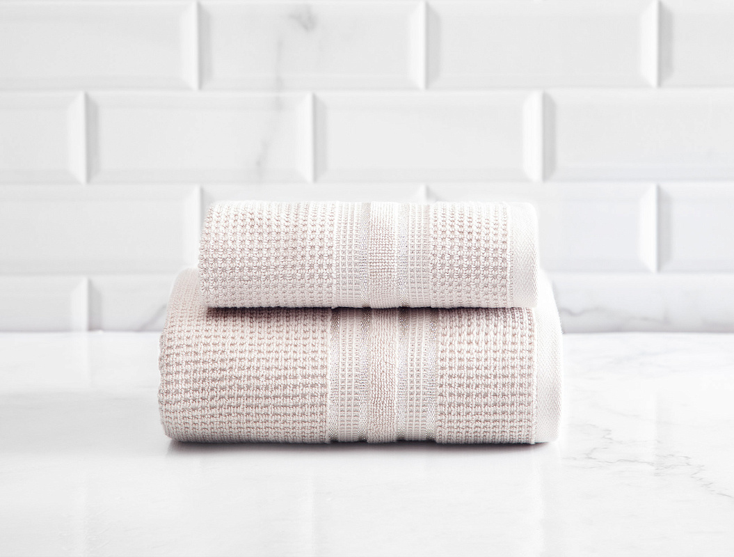 Полотенце для лица Jolie 50x80 см. - светло-бежевое