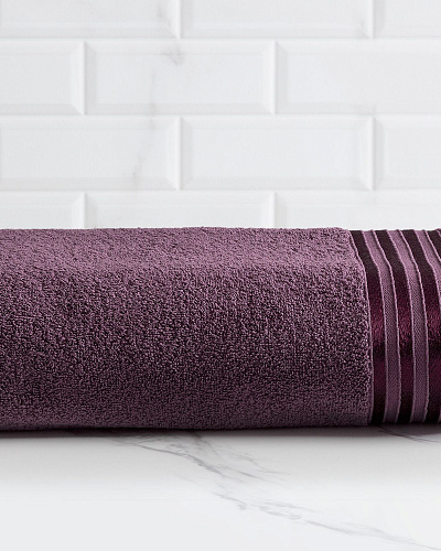 Банное полотенце Maynor 70x140см - сливовое