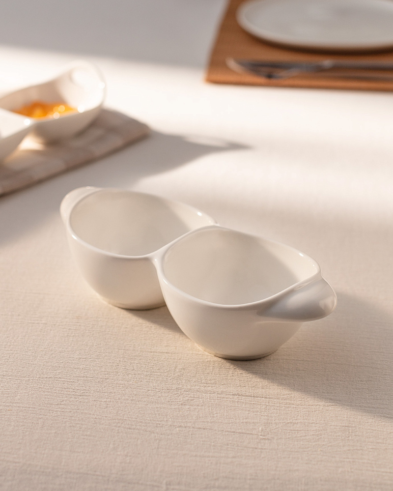 Фарфоровое блюдо из 2 частей New Petit Concept, 22,5x9,6x5,7см