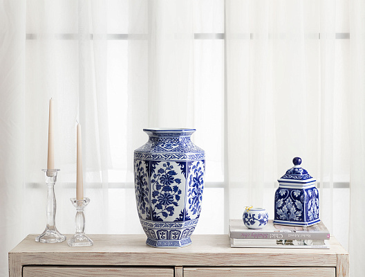 Ваза Versay Blanc 20x20x35 см.