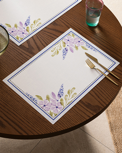 Набор сервировочных ковриков Merlot 42x29 см. - полиэстер