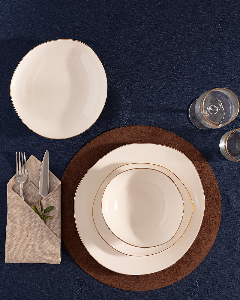 Столовый сервиз Alette из 24 предметов, new bone фарфор