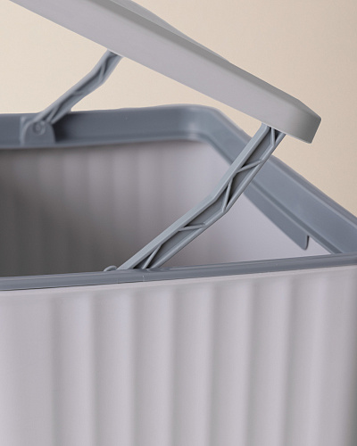 Подвесная мусорная корзина Ninon 12,5 л. - светло-серая