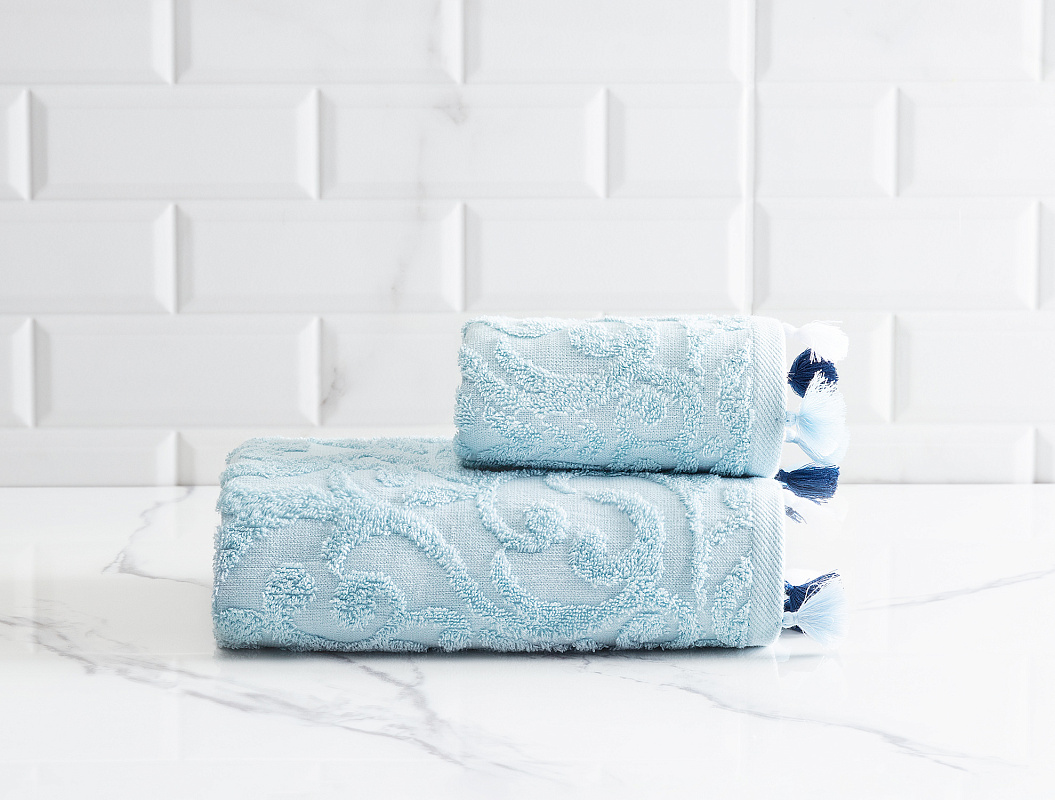 Полотенце для лица Giverny 50x70см - синее