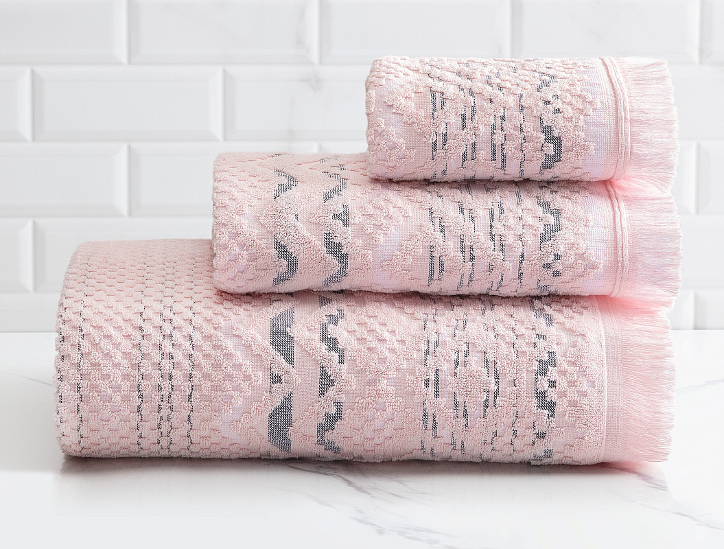 Полотенце для лица Annabel 50x70 см - пудровое