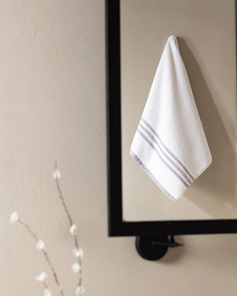 Полотенце для лица Alissa 50x76 см. - белое