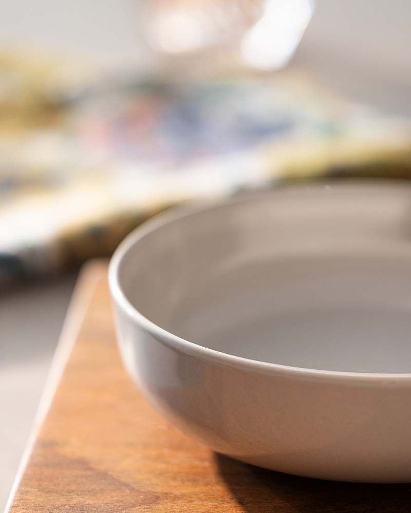 Миска Grasse 15 см. - серая