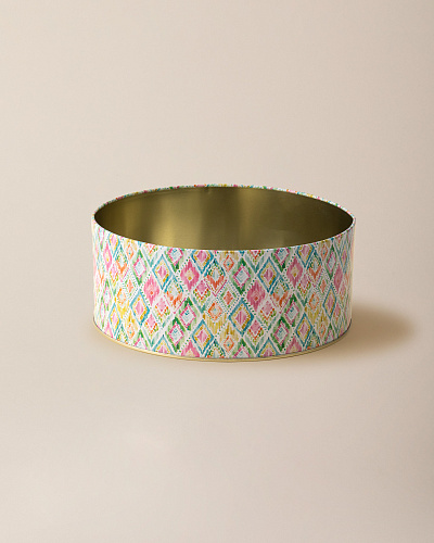 Круглая коробка Collin 24x10см. - разноцветная