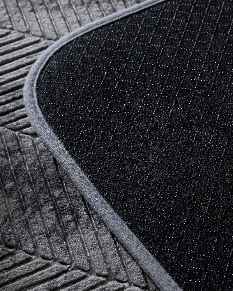 Комплект ковриков для ванной Eze из 2 шт., 60x100 см и
50x60 см. - полиэстер