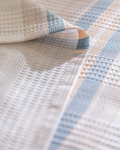 Комплект постельного белья двуспальный Patrice с вафельным покрывалом 240x260 см, - хлопок, лиоцелл