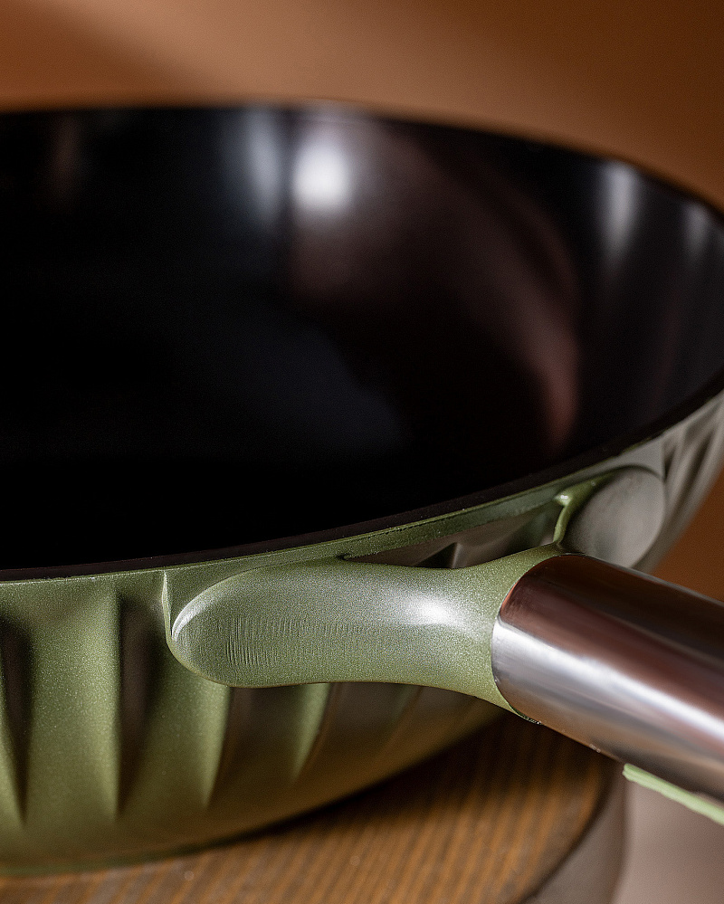 Сковорода Freya Wok 30x9 см, - алюминий