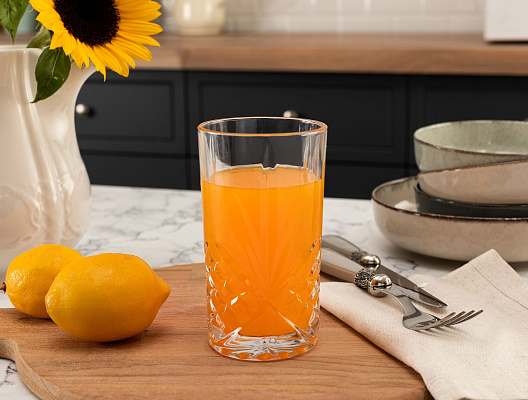 Набор стаканов для воды Aron 4 шт.,  370 мл