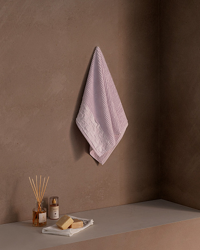Полотенце для лица Jemma 50x70 см. - розовое