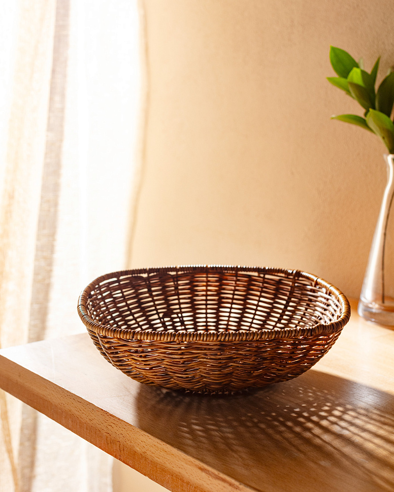 Корзина Bella 23,3x23,5x7,5 см. - коричневый