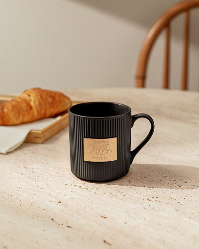 Кружка Droit 385 мл. - черная